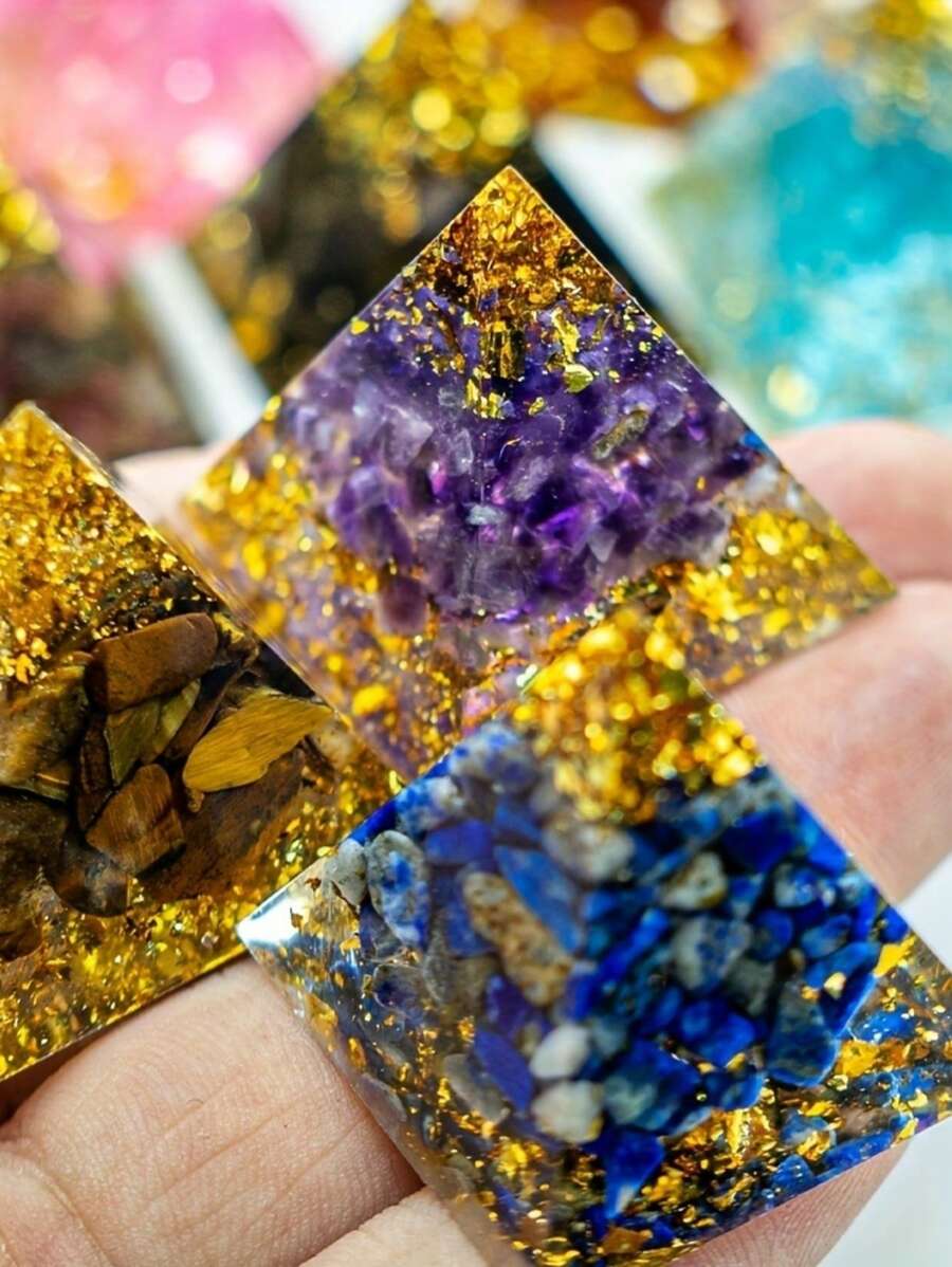 Healing & Energy-Boosting Crystal Pyramid