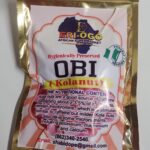 Obi Kola, Obi Abata, Cola Nitida, Kolanut – 4 Lobed 5pcs in a bag
