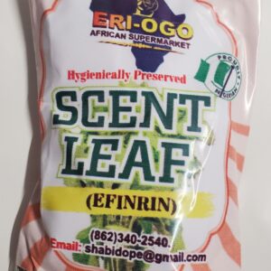 Efirin leaves (Scent leaves) Dried