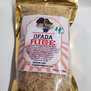 Ofada Rice, Nigeria Local Rice 750g/1.5lbs