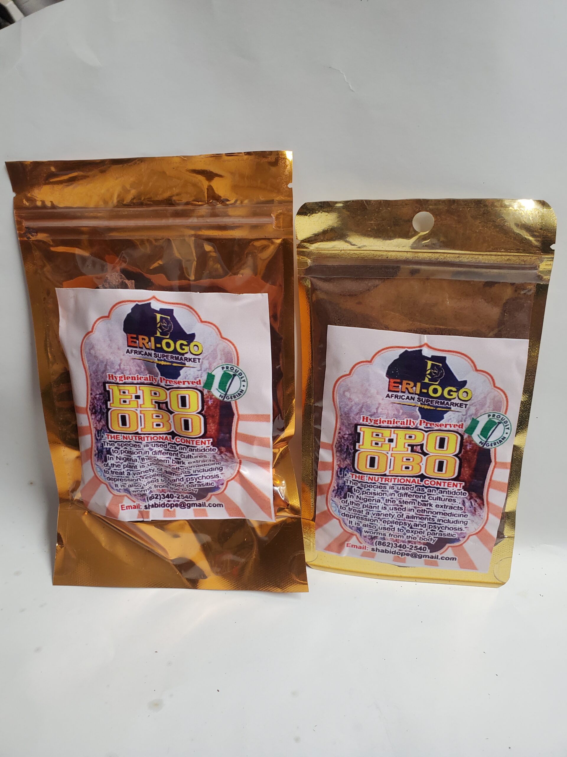 EPO OBO, Authentic Anti witchcraft Bark powder. Ficus Platyphylla