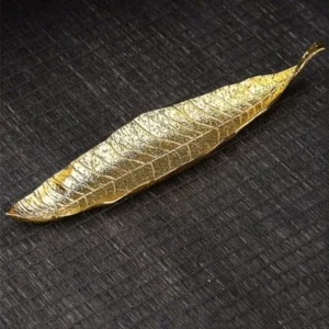 Antique Green Long Leaf Incense Holder
