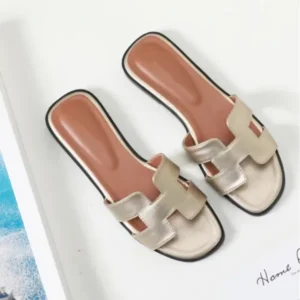 Gold Color Luxurious Slippers- Size 11