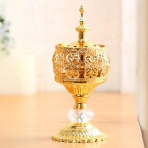 Hollow Golden Incense Burner