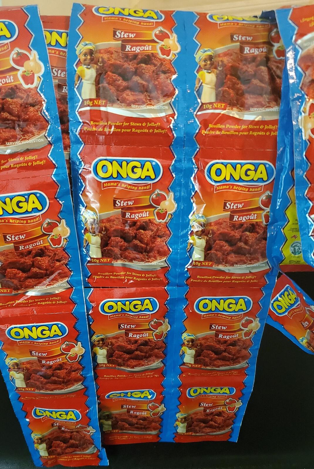 Onga Bouillon Powder For Stews & Jollof (6 blisters)