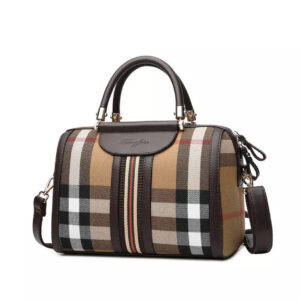 Luxury Style Satchel Handbag- Brown