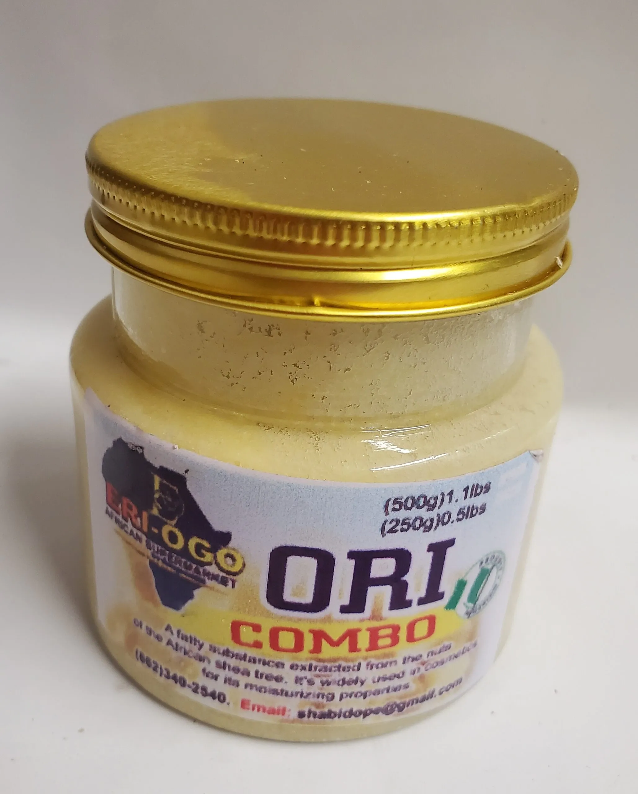 Raw African Unrefined Shea Butter- Small Size 250g/0.5lbs